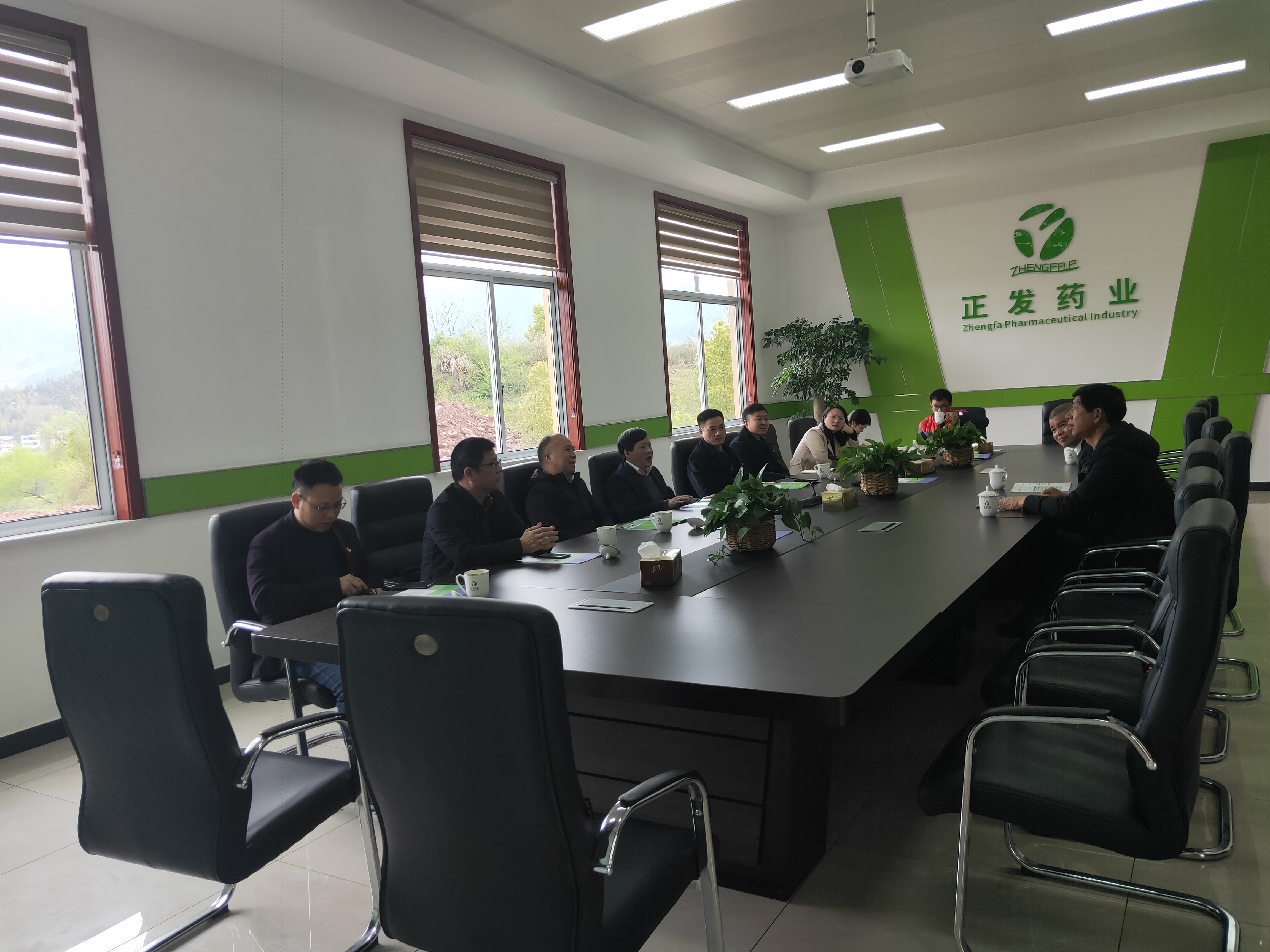 杭州市委宣传部常务副部长龚志南莅临正发药业