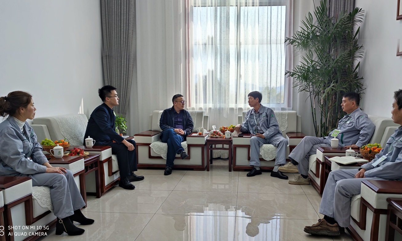 我公司接受振东集团高层考察